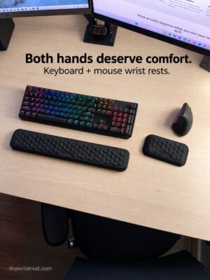 Keyboard + Mouse Wrist Rest Set