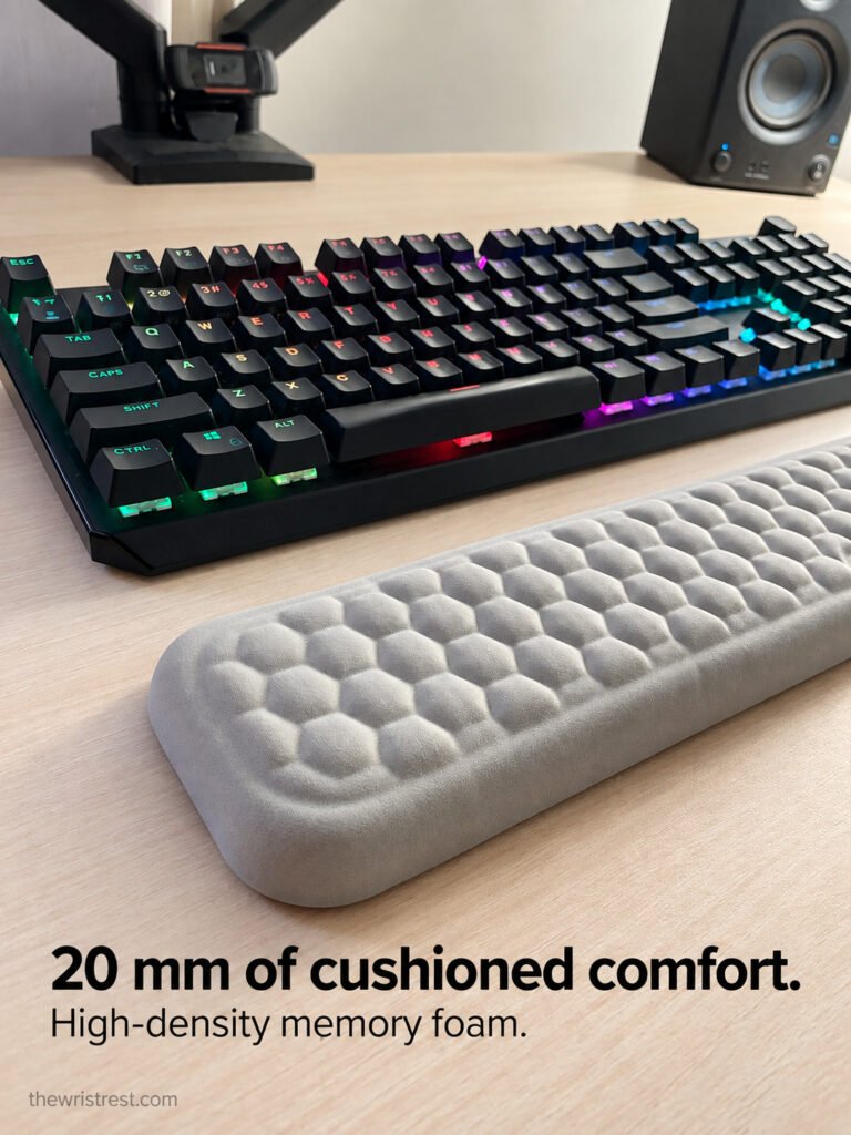 the keyboard wrist rest memory foam pad carpal tunnel